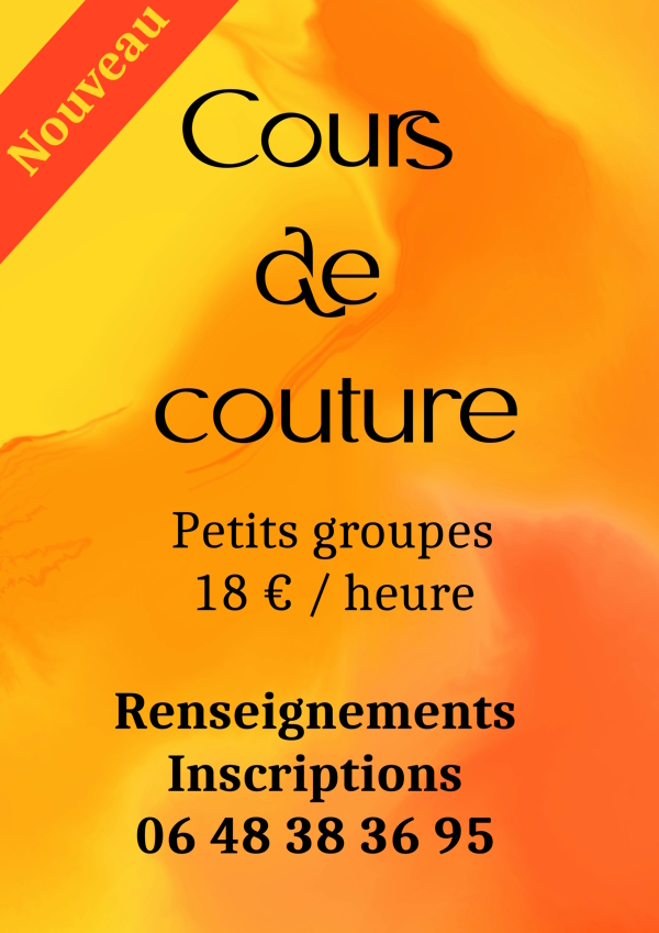 affiche cours de couture site